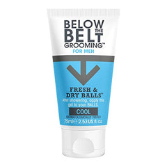 Below the Belt Jock Itch Cream – Men’s Groin Deodorant Applies as a Soothing Gel and Dries as Cooling Powder – Anti Ball Sweat for All Day Comfort