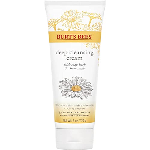 Burt's Bees Soap Bark and Chamomile Deep Cleansing Cream, 170g (packaging may vary)