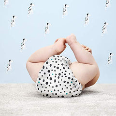 Bambino Mio, mioduo two-piece cloth diaper, dalmatian dots, size 1 (<9kgs)