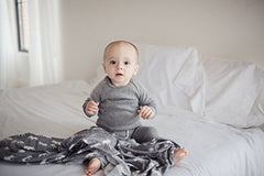 Copper Pearl Swaddle Blanket Scout