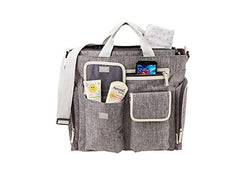 Babyboom Places and Spaces Satchel Diaper Bag, 1.8 oz - lb