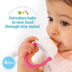 Dr. Brown's Fresh First Silicone Feeder, Pink & Grey, 2 Pack