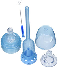 Dr. Brown's Options+ Narrow Bottle to Sippy Baby Bottle Start Kit, Single, Blue, 8 Ounce