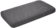 Amazon Basics Heather Jersey Fitted Crib Sheet Bedding, Dark Grey