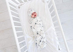 Copper Pearl Large Premium Knit Baby Swaddle Receiving Blanket Marble