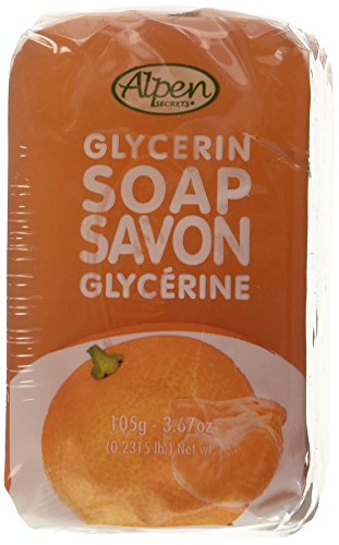 Alpen Secrets Orange Mandarin Glycerin Soap (4 Pack)