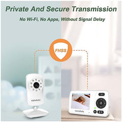 HelloBaby Video Baby Monitor HB30, Black