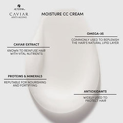 Alterna Caviar Replenishing Moisture CC Cream 100 mL | Leave-In Hair Treatment & Styling Cream | 10-in-1 Complete Correction | Paraben & Sulfate Free