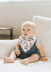 Copper Pearl Baby Bandana Drool Bibs for Drooling and Teething 4 Pack Gift Set "Diesel" by Copper Pearl