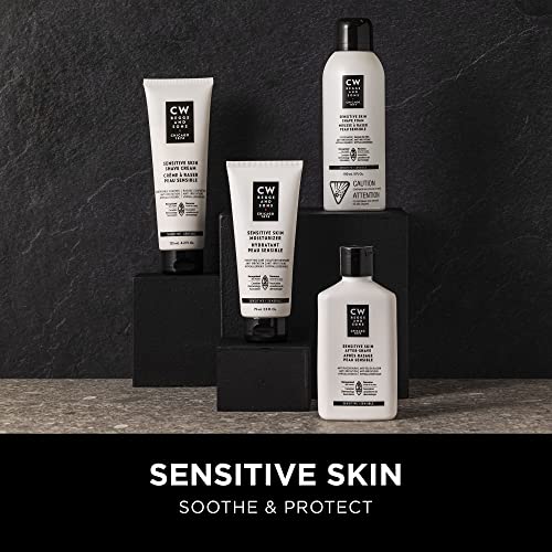 CW Beggs Sensitive Skin Face Wash for Men, Sensitive Skin, Hypoallergenic, Fragrance-Free, Paraben-Free, Alcohol-Free, Mineral Oil-Free, Cruelty-Free