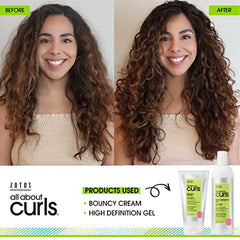 All About Curls High Definition Gel Free of SLS SLES Sulfates, Silicones and Parabens Color-Safe, 15-Ounce / 443 ml (Pack of 1)