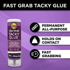 Aleene's Fast Grab Tacky Always Ready Adhesives, 4 oz