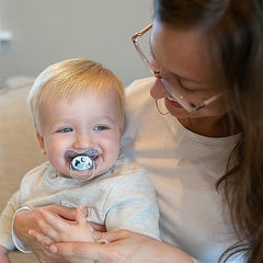 Dr. Brown's PreVent Pacifiers – Glow-In-The-Dark, Stage 2, 6-18 months, 2 Pack, Blue Camping and Moon