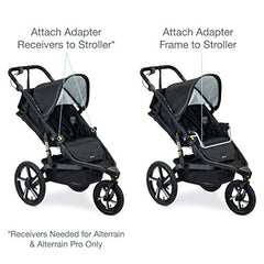BOB Gear Single Jogging Stroller Adapter for Britax Infant Car Seats (S12045300)