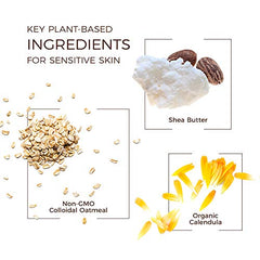 Babo Botanicals Sensitive Skin Fragrance Free Hydra Therapy Lotion for Dry and Eczema-Prone Skin, 8 Fluid Ounce