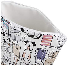 Itzy Ritzy IR-WBMH8304 Travel Happens Medium Sealed Wet Bag with Handle, Raining Cats and Dogs