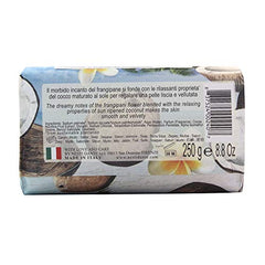 Nesti Dante Paradiso Tropicale Triple Milled Natural Soap - St. Barth's Coconut and Frangipani, 8.8 Oz