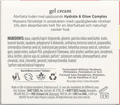 Burt's Bees Truly Glowing Replenishing Gel Face Cream, Face Moisturizer for Normal and Combination Skin, 99% Natural Origin, Developed with Dermatologists, 51g
