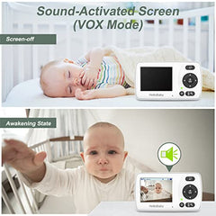 HelloBaby Video Baby Monitor HB30, Black
