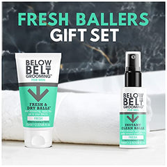 Below the Belt Fresh Ballers Gift Set for All Day Comfort – Keeps Them Clean and Dry