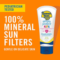 Banana Boat Simply Protect Kids Sunscreen Lotion, SPF 50+