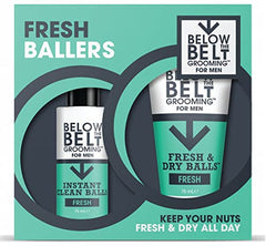 Below the Belt Fresh Ballers Gift Set for All Day Comfort – Keeps Them Clean and Dry