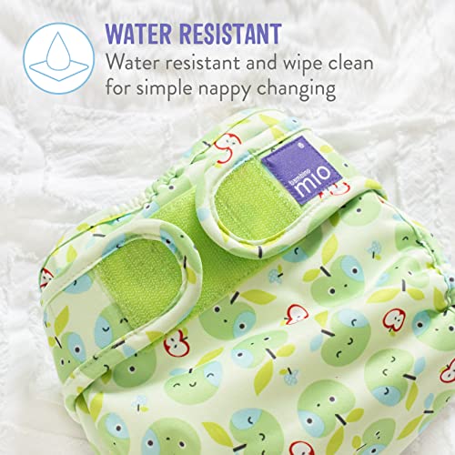 Bambino Mio, mioduo cloth diaper cover, little leaves, size 1 (<21lbs)