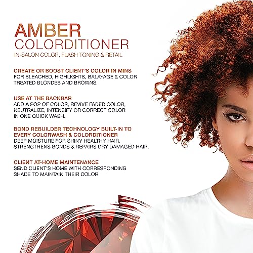 Celeb Luxury Intense Color Depositing Colorditioner Conditioner + Bondfix Bond Rebuilder, Vegan, Sustainably Sourced Plant-Based, Semi-Permanent, Viral and Gem Lites Colorditioners