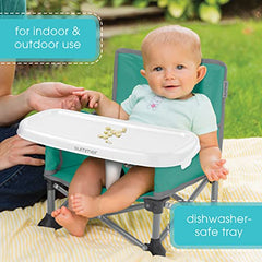 Pop 'N Sit Portable Booster (Teal & Grey)