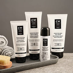 CW Beggs Sensitive Skin Moisturizer for Men, Sensitive Skin, Face Cream, Hypoallergenic, Fragrance-Free, Paraben-Free, Alcohol-Free, Mineral Oil-Free, Cruelty-Free