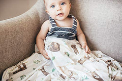 Copper Pearl Large Premium Knit Baby Swaddle Receiving Blanket"Noah", 9.6 Ounces