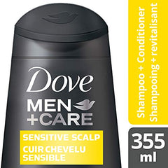 Dove Men+Care Shampoo+Conditioner Sensitive Scalp 355 ML