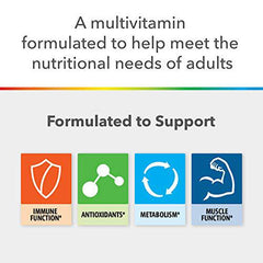 Centrum Adult Forte Essentials Mulitvitamins/Minerals Supplement for Men & Women, 100 Tablets (Packaging May Vary)