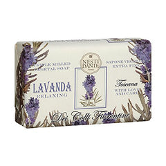 Nesti Dante Soap Bar, Italian Made Triple Milled Bar Soap in Lavender, 250 g (Pack of 1)