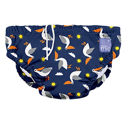 Bambino Mio, reusable swim diaper, pelican pier, medium (6-12 months)