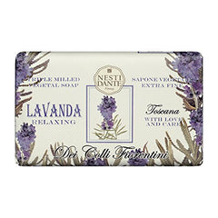 Nesti Dante Soap Bar, Italian Made Triple Milled Bar Soap in Lavender, 250 g (Pack of 1)