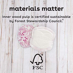 bamboobies Nursing Pads for Breastfeeding, 120 Pads, Disposable Breast Pads for Sensitive Skin, Super-Absorbent Milk Proof Pads