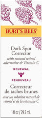 Burt's Bees® Face Serum, Renewal Dark Spot Corrector with Bakuchiol Natural Retinol Alternative, 29.5 mL