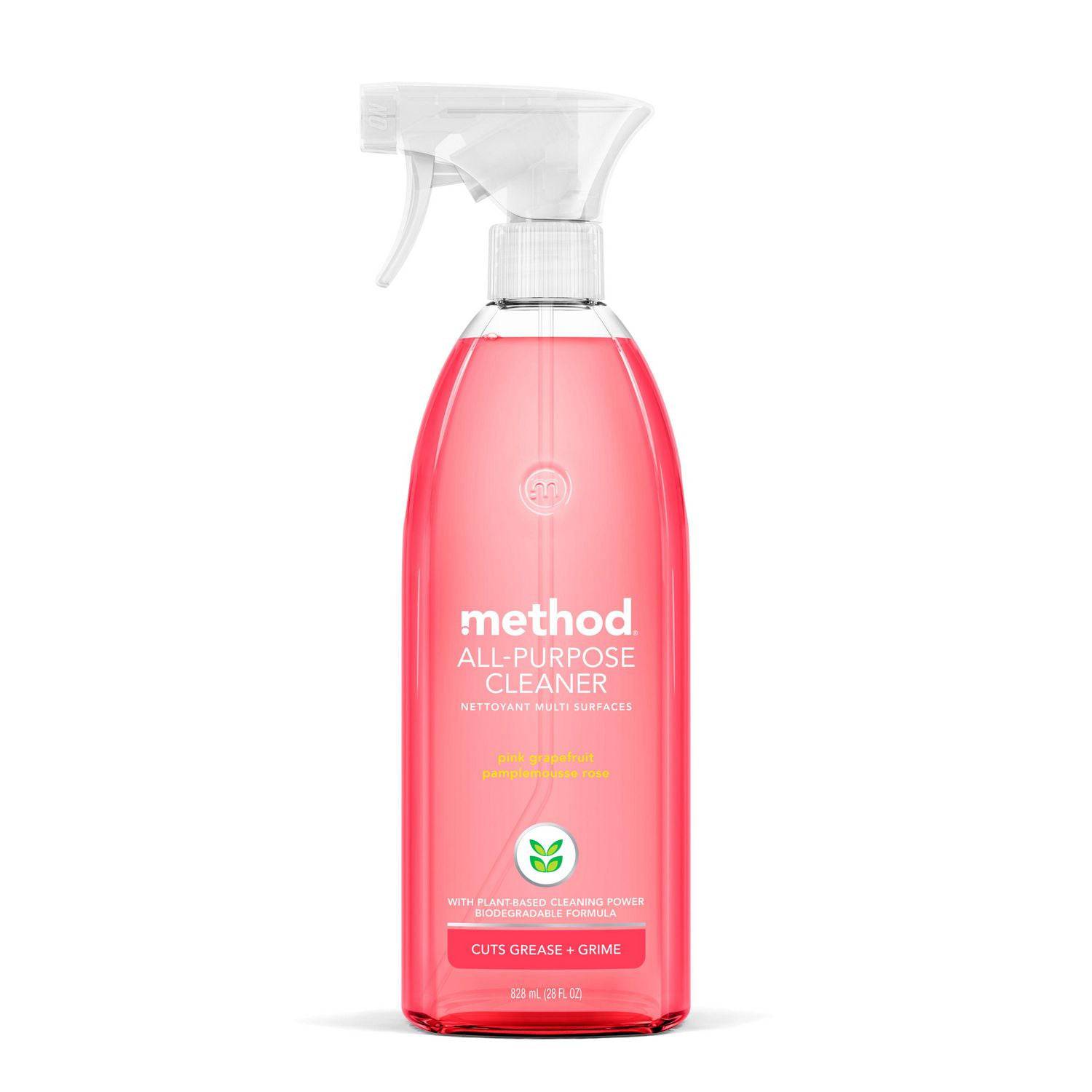 Method All-Purpose Cleaner, Pink Grapefruit, 828 ml - Zecoya