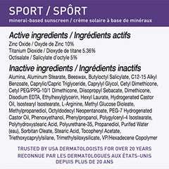 BLUE LIZARD Sport SPF 50 Twin Pack, Mineral-Based Sunscreen Lotion for Athletes, Paraben-Free, Fragrance-Free, Non-Greasy Broad Spectrum Sun Protection, 89ml Tube, Pack of 2