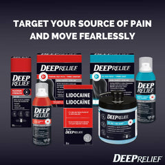 Deep Relief Ice Gel, Muscle and Joint Pain Relief, Reduces Inflammation, 255g