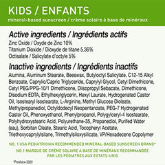 Blue Lizard Kids SPF 50 Mineral-Based Sunscreen Lotion - SPF 50, Broad Spectrum UVA/UVB, Water Resistant - 89 mL