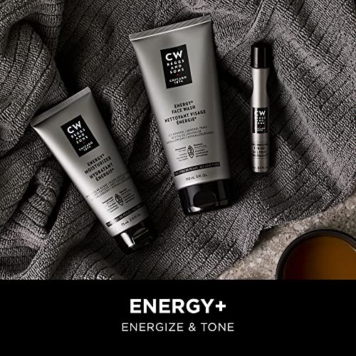 CW Beggs Energy+ Face Wash for Men, Normal to Dry Skin, Hypoallergenic, Fragrance-Free, Paraben-Free, Alcohol-Free, Mineral Oil-Free, Cruelty-Free,