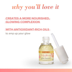 Burt's Bees Truly Glowing Reawakening Glow Booster, Face Serum with Antioxidant-Rich Oils, 100% Natural Origin, Developed with Dermatologists, 15mL