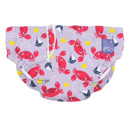 Bambino Mio, reusable swim diaper, crab cove, extra large (2 years+)
