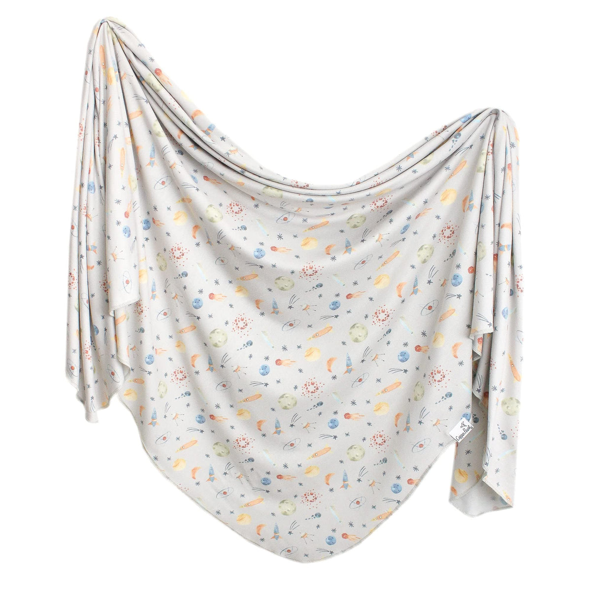 Copper Pearl Large Premium Knit Baby Swaddle Receiving Blanket Cosmos