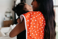 Copper Pearl Baby Burp Cloth Large 21''x10'' Size Premium Absorbent Triple Layer 3-Pack Gift Set"Ace", 245 grams