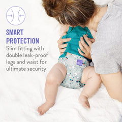 Bambino Mio, mioduo two-piece cloth diaper, dreamy giraffe, size 2 (21lbs+)