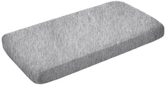 Amazon Basics Heather Cotton Jersey Fitted Baby Crib Sheet - Light Grey