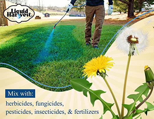 Liquid Harvest Lazer Blue Concentrated Spray Pattern Indicator 8 Ounces Perfect Weed Spray Dye - Zecoya